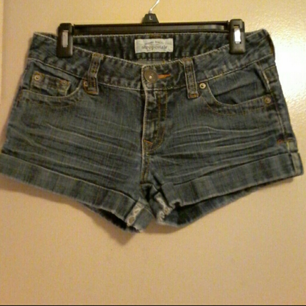 1 Pair of Aeropostle Jean Shorts Size 3/4